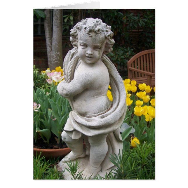 彫像およびチューリップカード (正面)