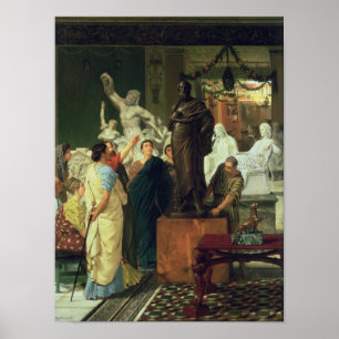 彫像のアルマTadema のディーラー ポスター