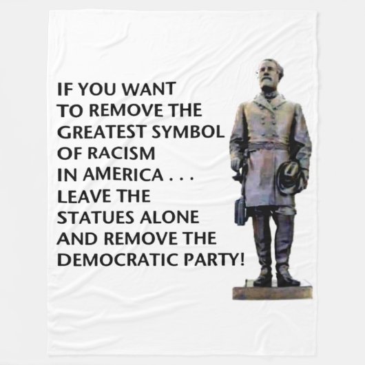 彫像を取り除く フリースブランケット (正面)