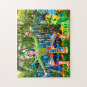 彫像アートワークSingapore. ジグソーパズル (縦)