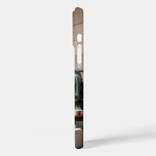 彫像リバティ喫煙たばこ反政府芸術ギフト Case-Mate iPhoneケース (裏面 / 左)