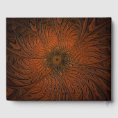 彫刻されたウッドシェマイスラエル ゲストブック (裏面)