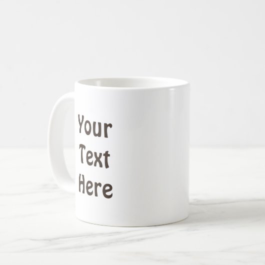 彫刻されたウッドシャロム コーヒーマグカップ (正面左)