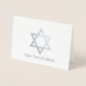 彫刻されたウッドチャグサマート 箔カード (正面)