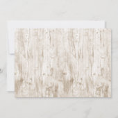 彫刻されたハートの結婚コレクションの結婚 案内状 (裏面)