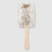 彫刻されたハートの結婚収集プログラム ハンドファン (正面)