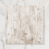 彫刻されたハートツリー結婚のコレクションありがとう フェイバータグ (裏面)