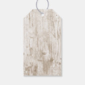 彫刻されたハート結婚のコレクション ギフトタグ (裏面)