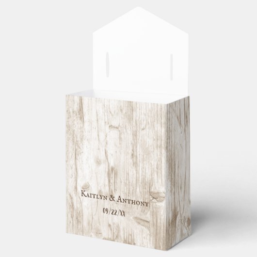 彫刻されたハート結婚のコレクション フェイバーボックス (オープン)