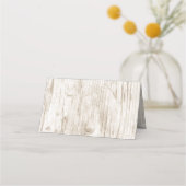 彫刻されたハート結婚のコレクション プレイスカード (裏面)