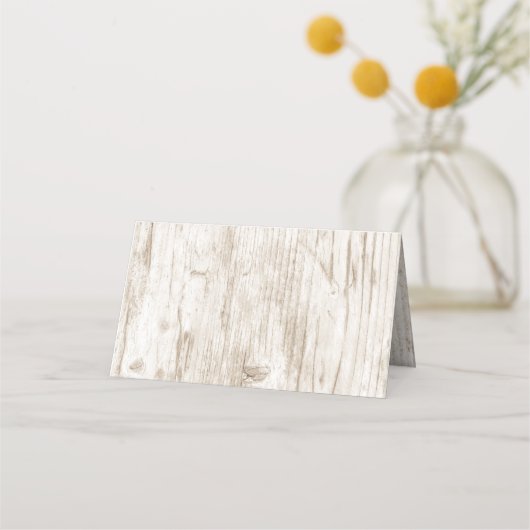 彫刻されたハート結婚のコレクション プレイスカード (裏面)