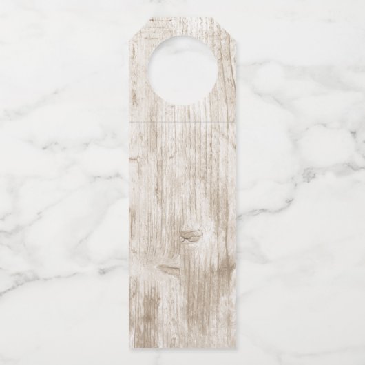 彫刻されたハート結婚のコレクション ボトルネックタグ (裏面)