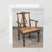 彫刻されたリールバックチェア、によって供給 ポストカード (正面/裏面)