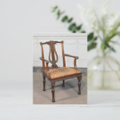 彫刻されたリールバックチェア、によって供給 ポストカード (スタンド正面)