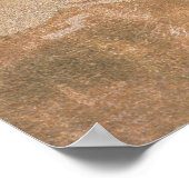 彫刻された岩石文字で姿を描く ポスター (角)