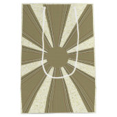 彫刻された感謝祭トルコ – ミディアムペーパーバッグ (裏面)