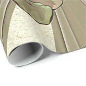 彫刻された感謝祭トルコ –  ラッピングペーパー (ロールコーナー)