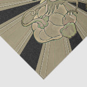 彫刻された感謝祭トルコ – 薄葉紙 (詳細)