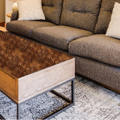 彫刻された木製の開いたスクロールパターンの切り離し 薄葉紙