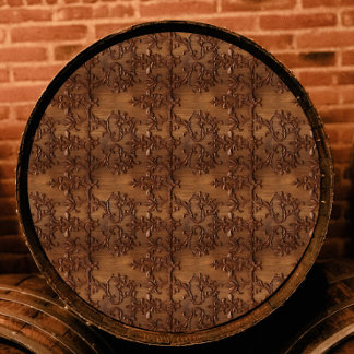 彫刻された木製の開いたスクロールパターンの切り離し 薄葉紙