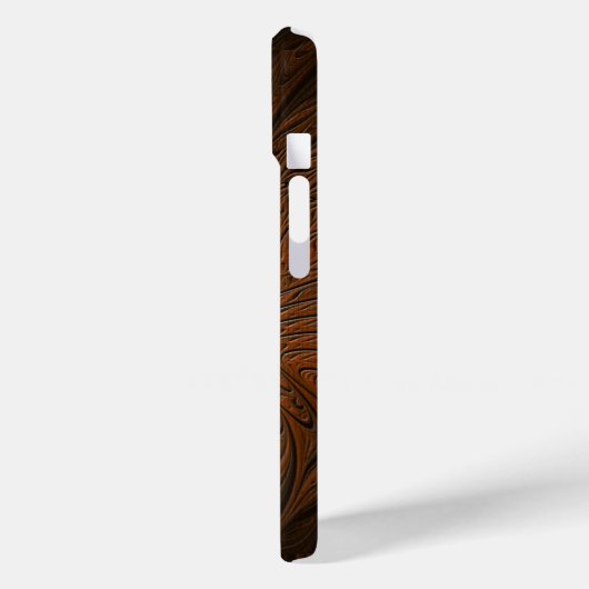 彫刻された木製シェマイスラエルケースメイトiPhoneケース Case-Mate iPhoneケース (裏面 / 左)