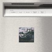 彫刻された石の姿マヤーンレイズコパンホンジュラス マグネット (インサイチュ (食洗機))