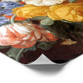 彫刻された花瓶の花束, J. Eliaert ポスター (角)