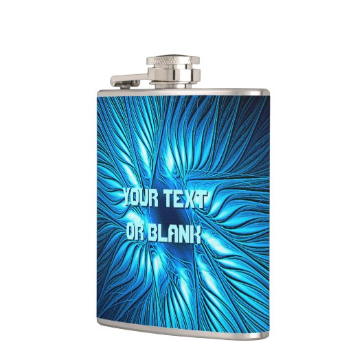 彫刻された青い星 フラスク (左)