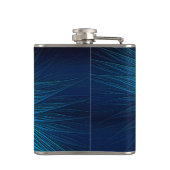 彫刻された青い星 フラスク (裏面)