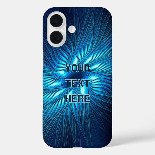 彫刻された青い星 Case-Mate iPhoneケース (裏面)