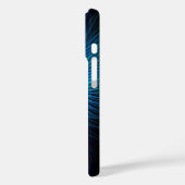 彫刻された青い星 Case-Mate iPhoneケース (裏面 / 左)