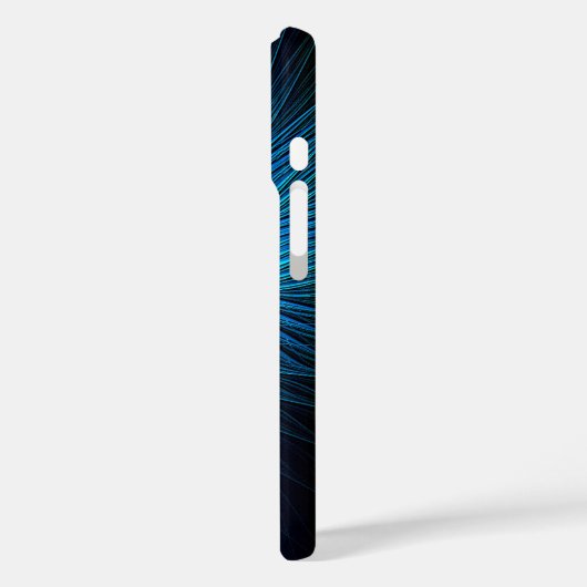 彫刻された青い星 Case-Mate iPhoneケース (裏面 / 左)