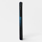 彫刻された青い星 Case-Mate iPhoneケース (裏面/左)