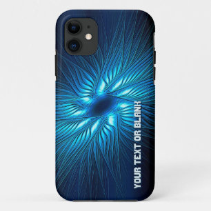 彫刻された青い星 iPhone 11 ケース
