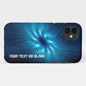 彫刻された青い星 Case-Mate iPhoneケース (裏面(横))