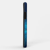 彫刻された青い星 Case-Mate iPhoneケース (裏面/右)