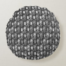 彫刻と染色された灰色の長方形のプレート