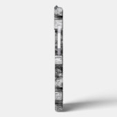 彫刻と染色された灰色の長方形のプレート Case-Mate iPhoneケース (裏面 / 左)