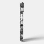 彫刻と染色された灰色の長方形のプレート Case-Mate iPhoneケース (裏面 / 右)