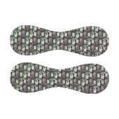 彫刻と染色された緑の灰色の長方形の部分 野球ボール (パネル)