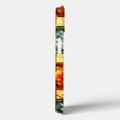 彫刻と染色された緑の赤い長方形のプレート Case-Mate iPhoneケース (裏面 / 右)