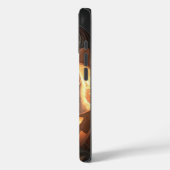 彫刻と照明のある猫３匹のiPhoneケース Case-Mate iPhoneケース (裏面 / 左)