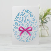 彫刻イースターエッグの招待状 招待状 (スタンド正面)