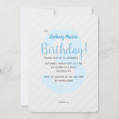 彫刻イースターエッグの招待状 招待状 (裏面)