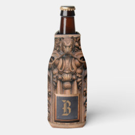 彫刻ウッドモノグラムボトルクール ボトルクーラー