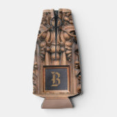 彫刻ウッドモノグラムボトルクール ボトルクーラー (裏面)