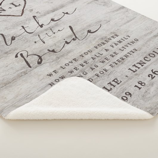 彫刻スウィートアーツ樺の木マザーオブザブライド引用文 シェルパブランケット (3/4)