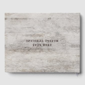 彫刻スウィート素朴樺の木ウッドツリ結婚ーズ ゲストブック (裏面)