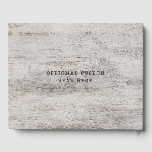 彫刻スウィート素朴樺の木ウッドツリ結婚ーズ ゲストブック (裏面)