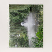 彫刻ハミルトン・ニュージャージーのクリスマス・グリーティング ジグソーパズル (縦)